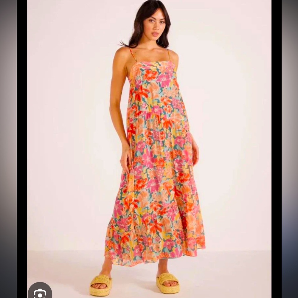 NWT MINKPINK Valla Midi Dress